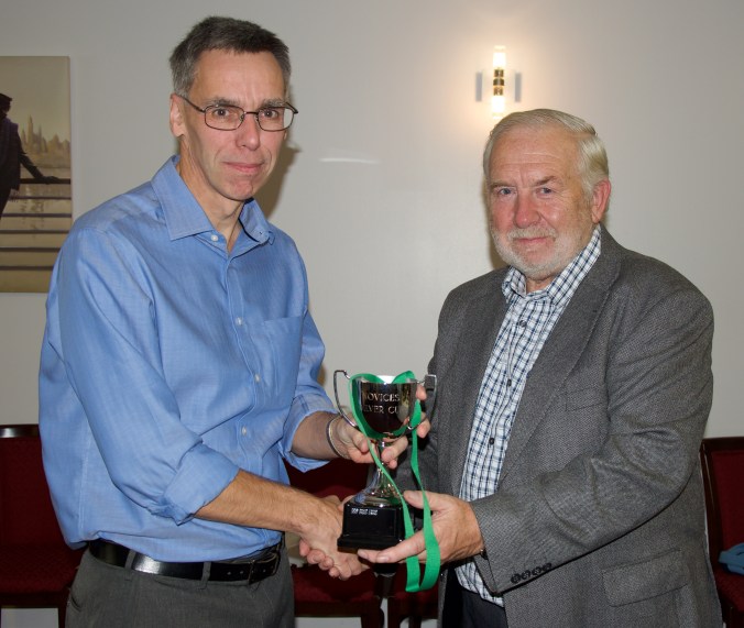 David Ewins, winner Novices Derek Oliver Cup