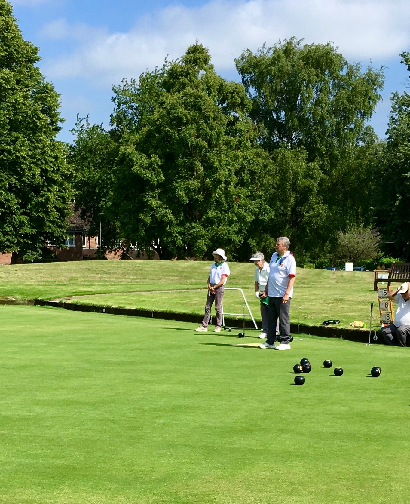 Andy checks the progress of his bowl