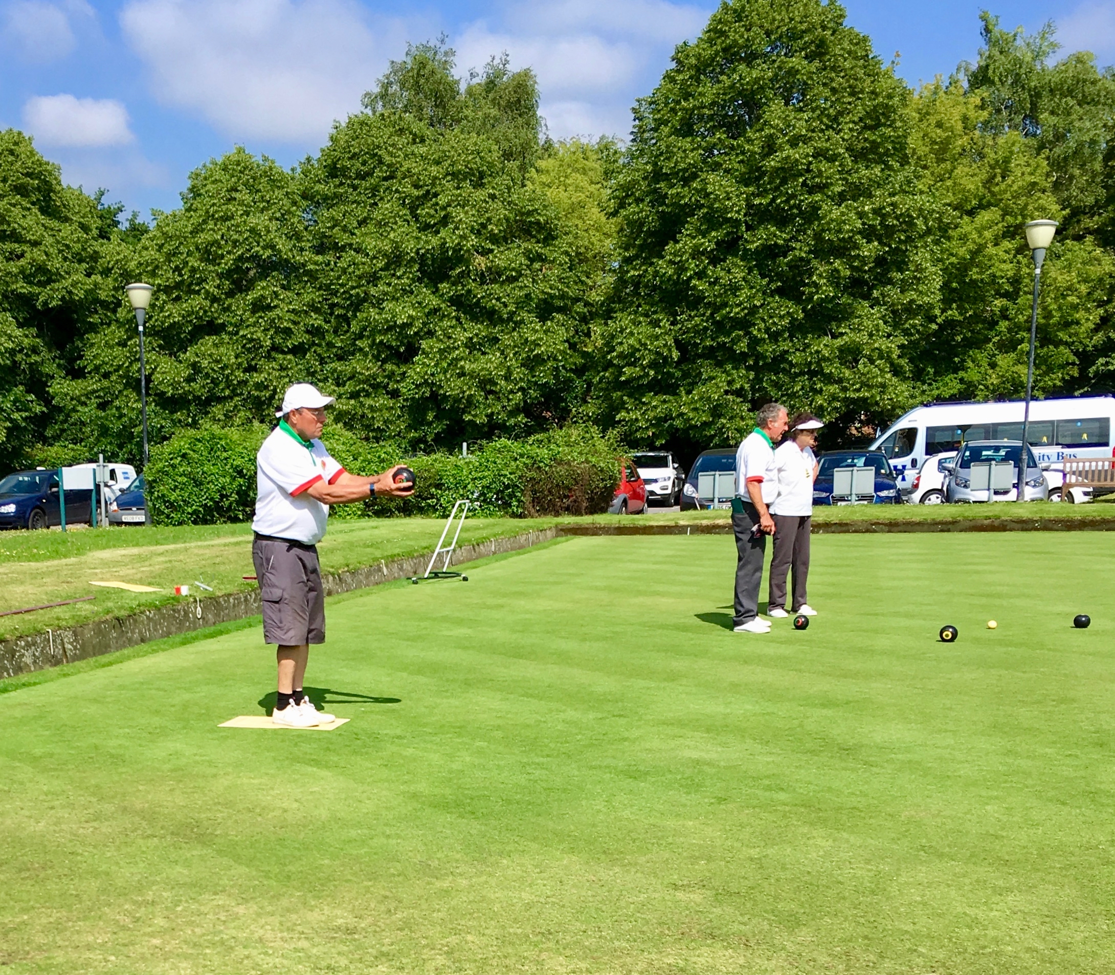 John lines up his delivery