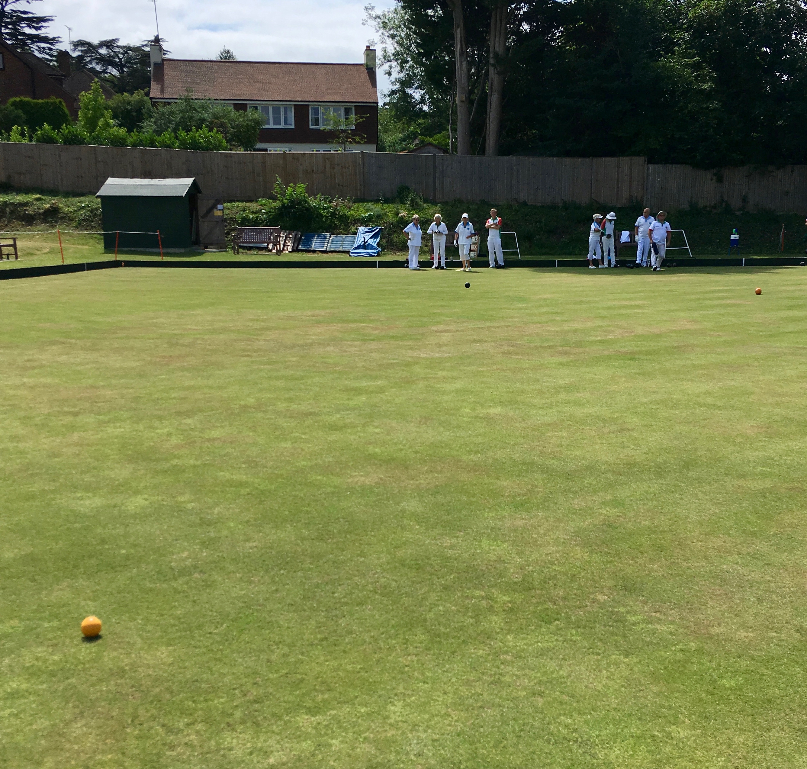 rinks 1 &amp; 2 under way with Sheila and Jarek